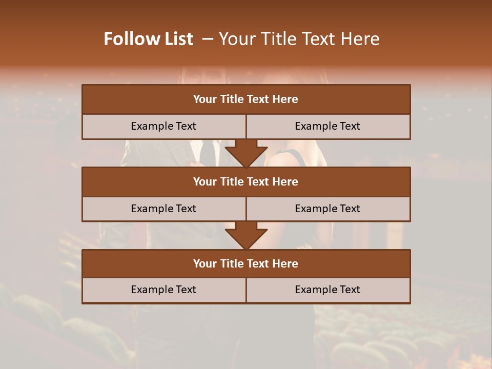 Couple Indoors Theatrical PowerPoint Template
