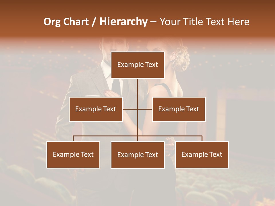 Couple Indoors Theatrical PowerPoint Template