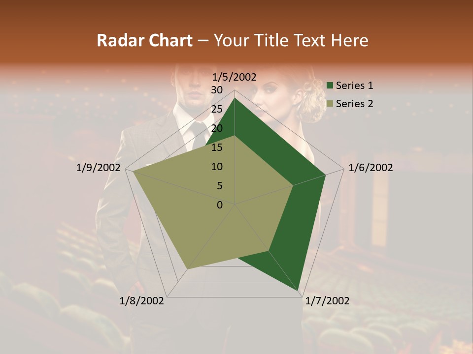 Couple Indoors Theatrical PowerPoint Template