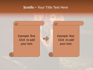 Couple Indoors Theatrical PowerPoint Template
