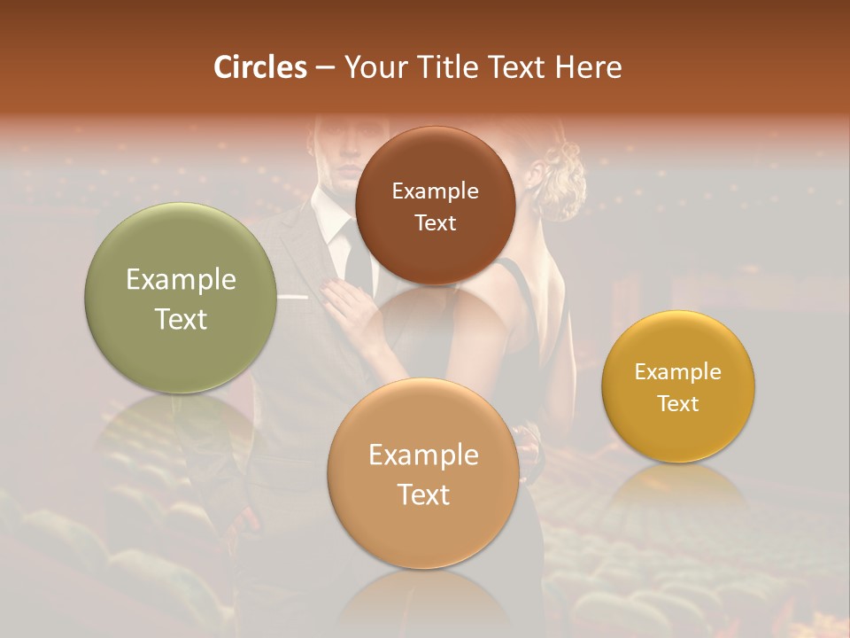 Couple Indoors Theatrical PowerPoint Template