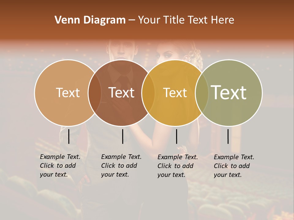 Couple Indoors Theatrical PowerPoint Template