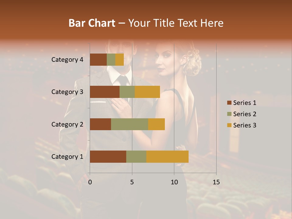 Couple Indoors Theatrical PowerPoint Template