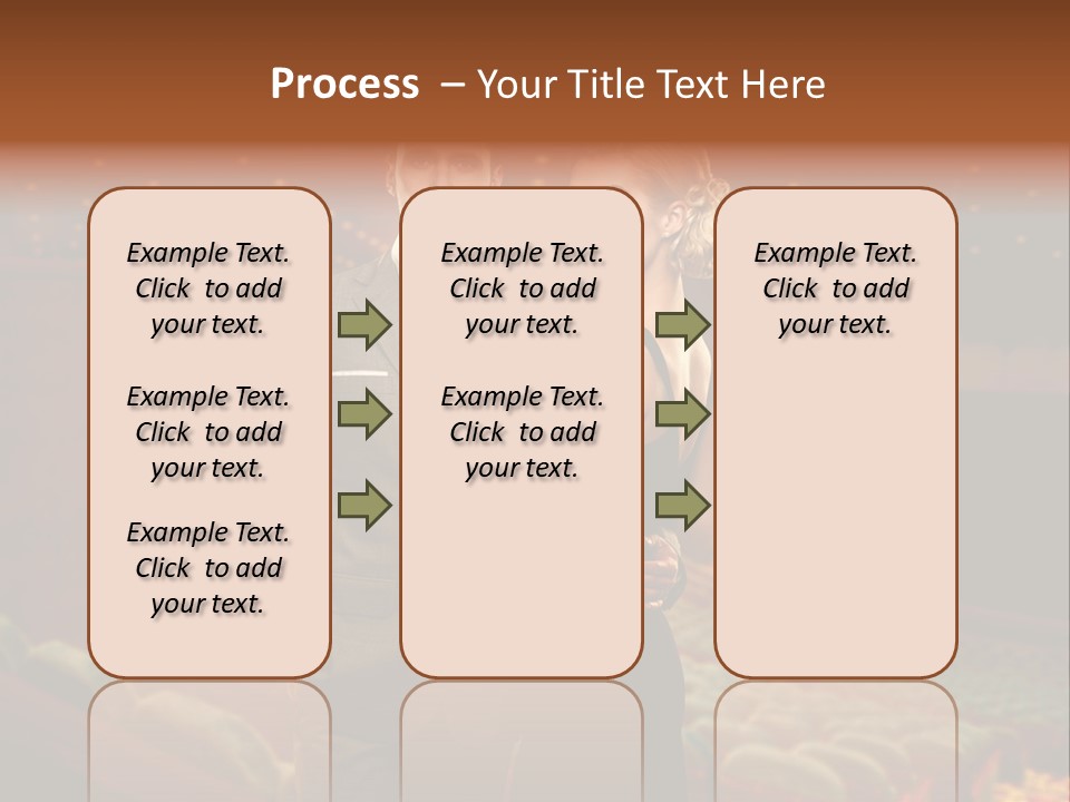 Couple Indoors Theatrical PowerPoint Template