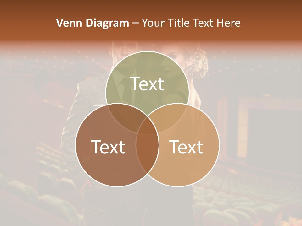 Couple Indoors Theatrical PowerPoint Template