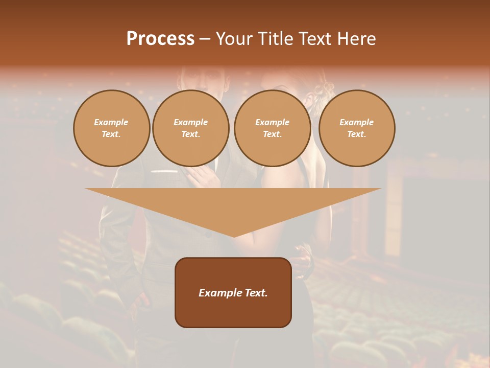 Couple Indoors Theatrical PowerPoint Template