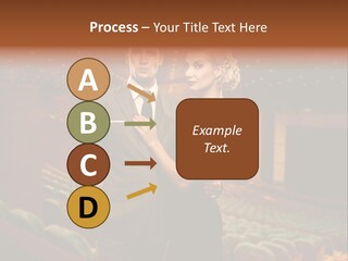 Couple Indoors Theatrical PowerPoint Template