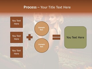 Couple Indoors Theatrical PowerPoint Template