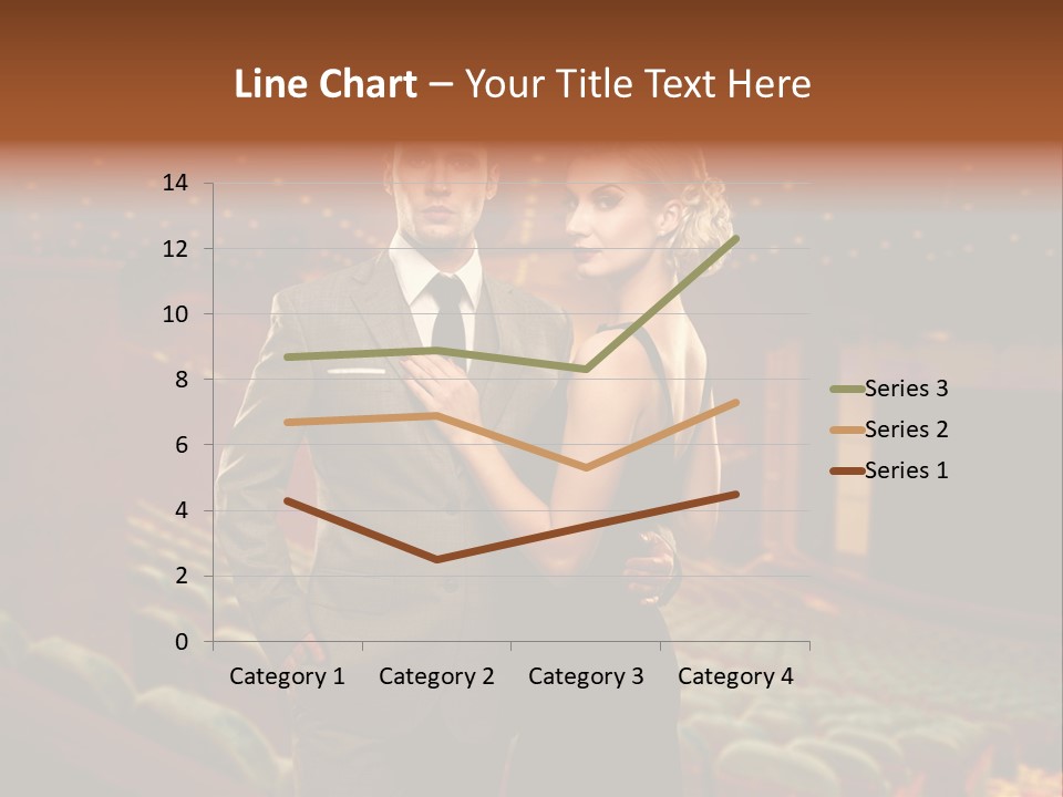 Couple Indoors Theatrical PowerPoint Template