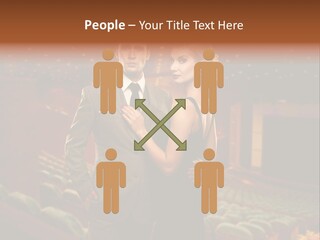 Couple Indoors Theatrical PowerPoint Template