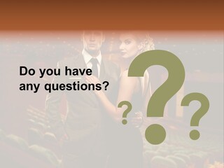 Couple Indoors Theatrical PowerPoint Template