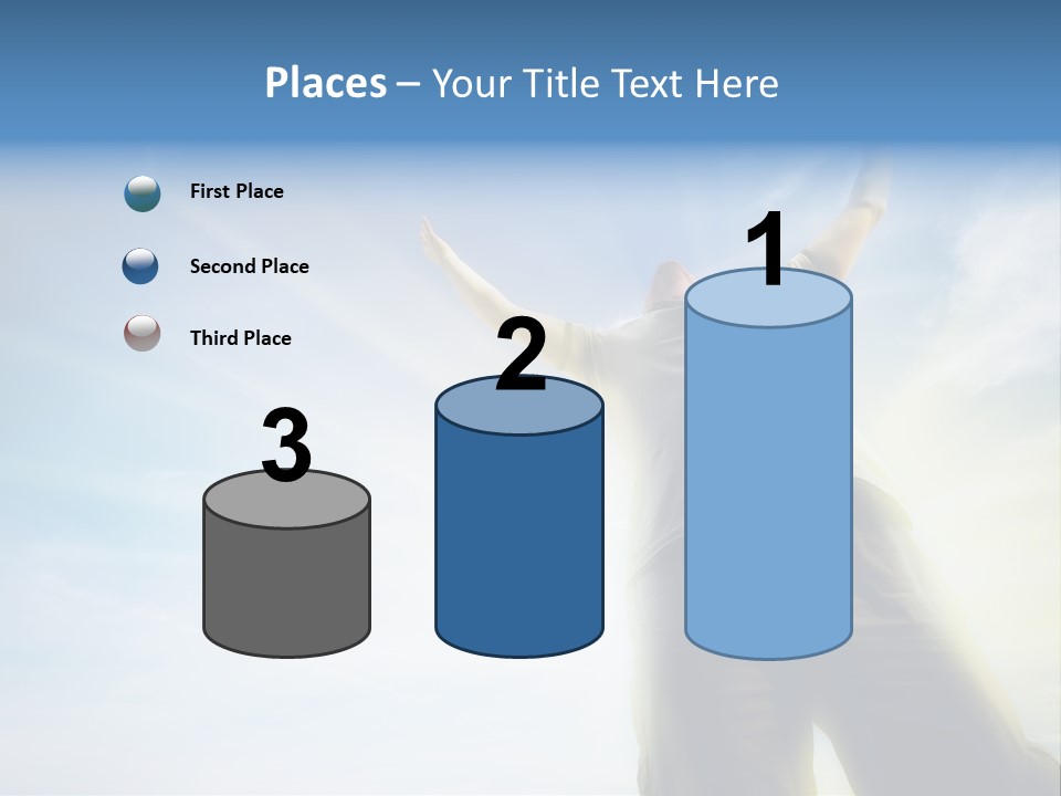 Young Freedom Life PowerPoint Template