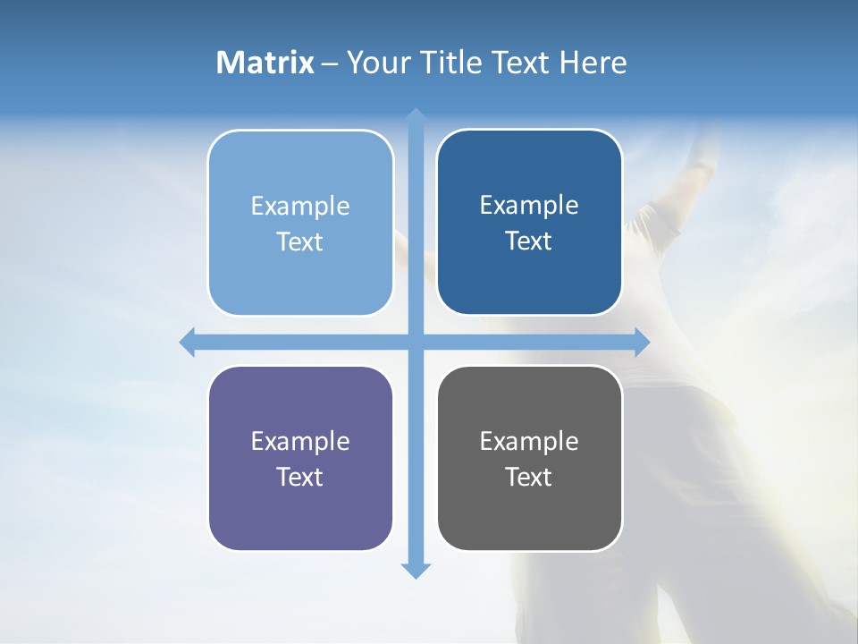 Young Freedom Life PowerPoint Template