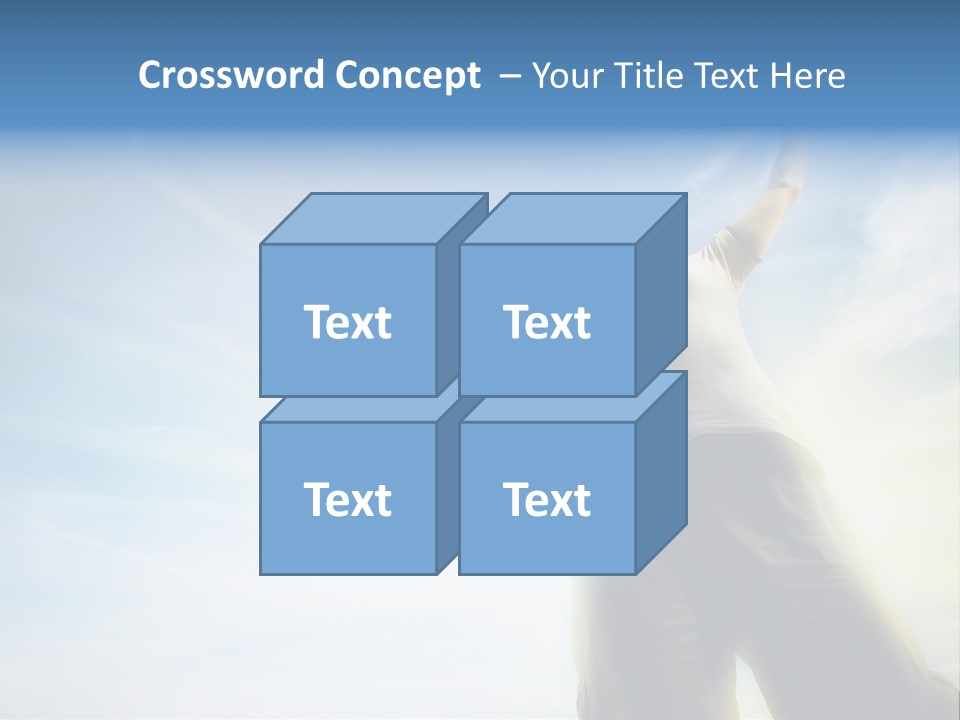 Young Freedom Life PowerPoint Template