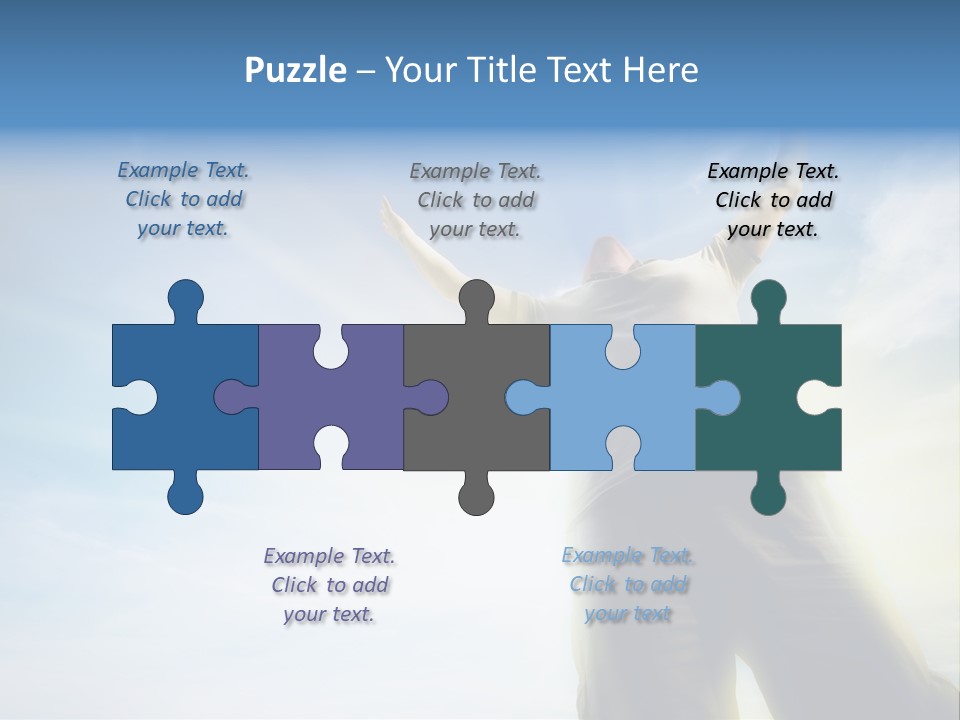 Young Freedom Life PowerPoint Template