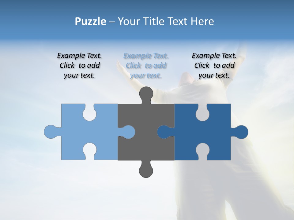 Young Freedom Life PowerPoint Template