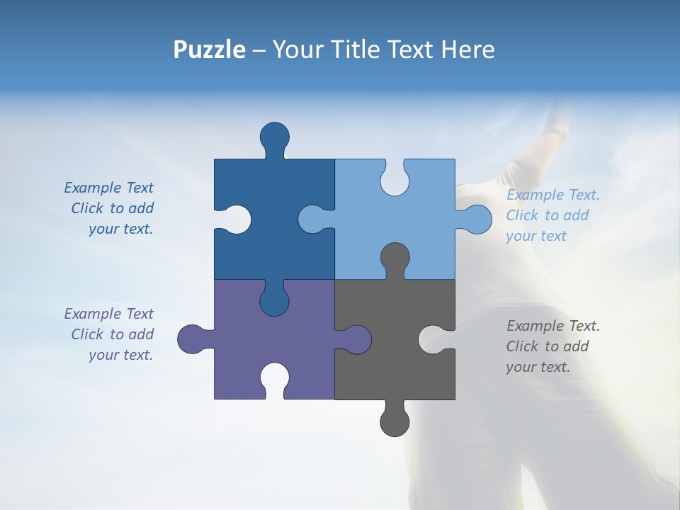 Young Freedom Life PowerPoint Template