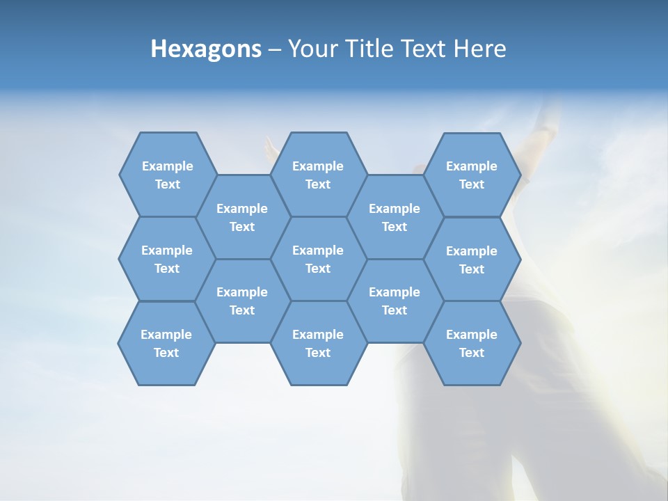 Young Freedom Life PowerPoint Template