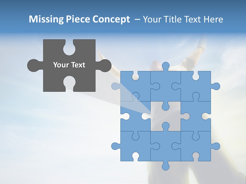 Young Freedom Life PowerPoint Template