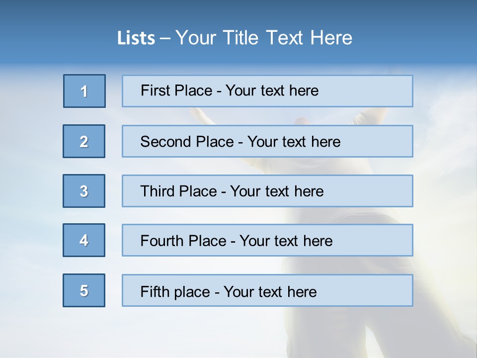 Young Freedom Life PowerPoint Template