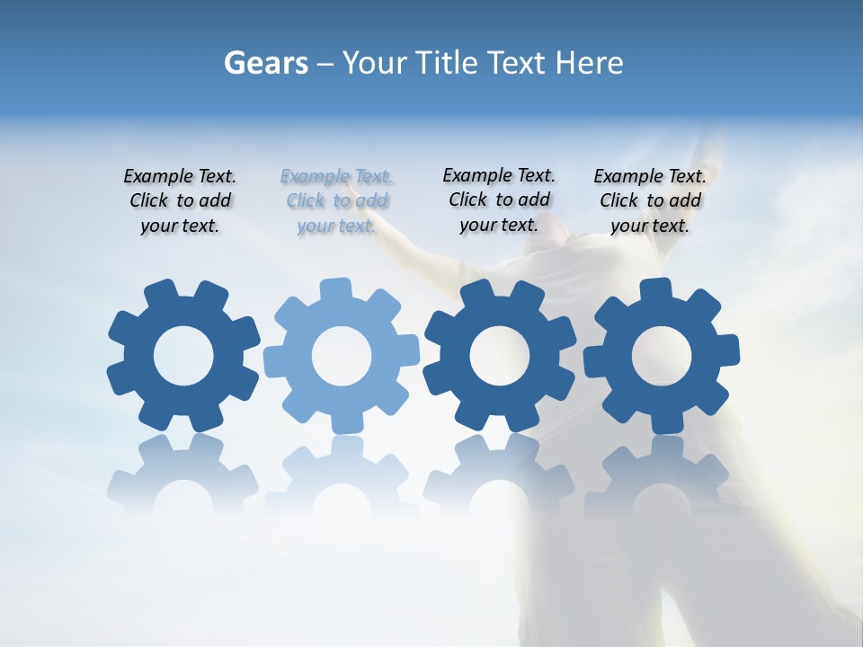 Young Freedom Life PowerPoint Template