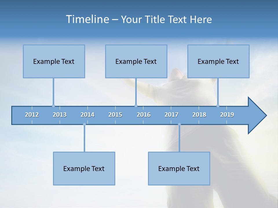 Young Freedom Life PowerPoint Template