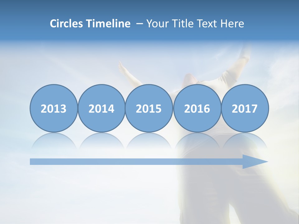 Young Freedom Life PowerPoint Template