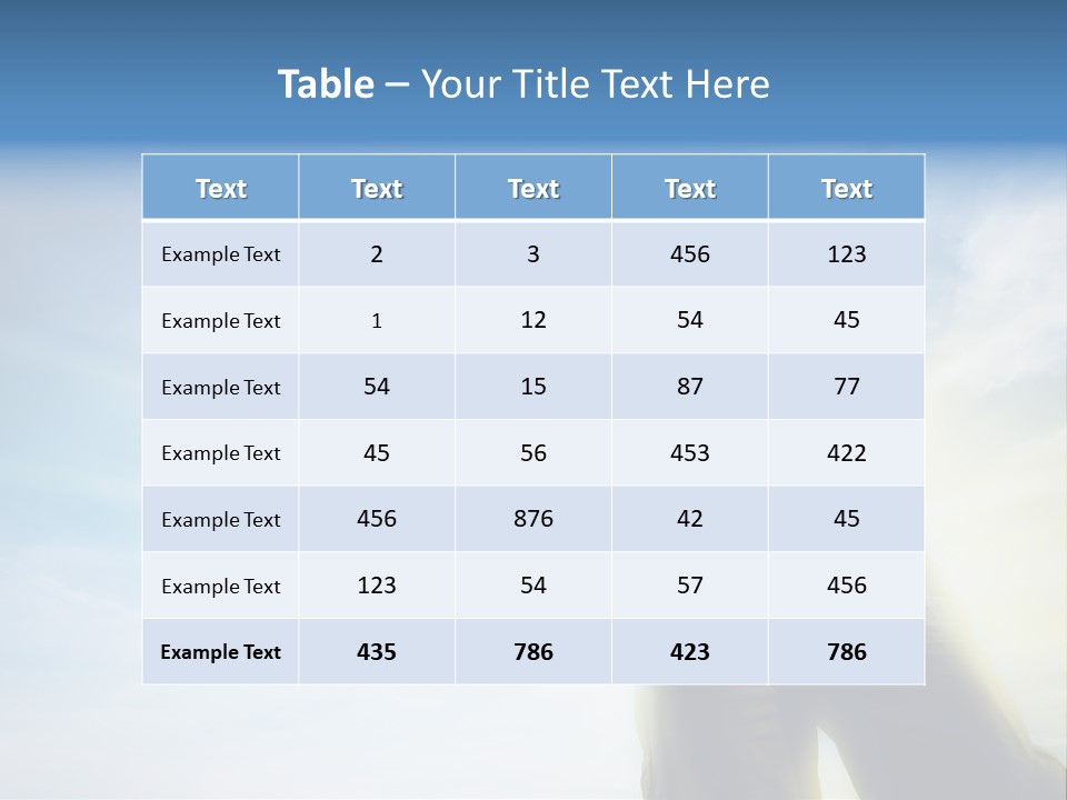 Young Freedom Life PowerPoint Template