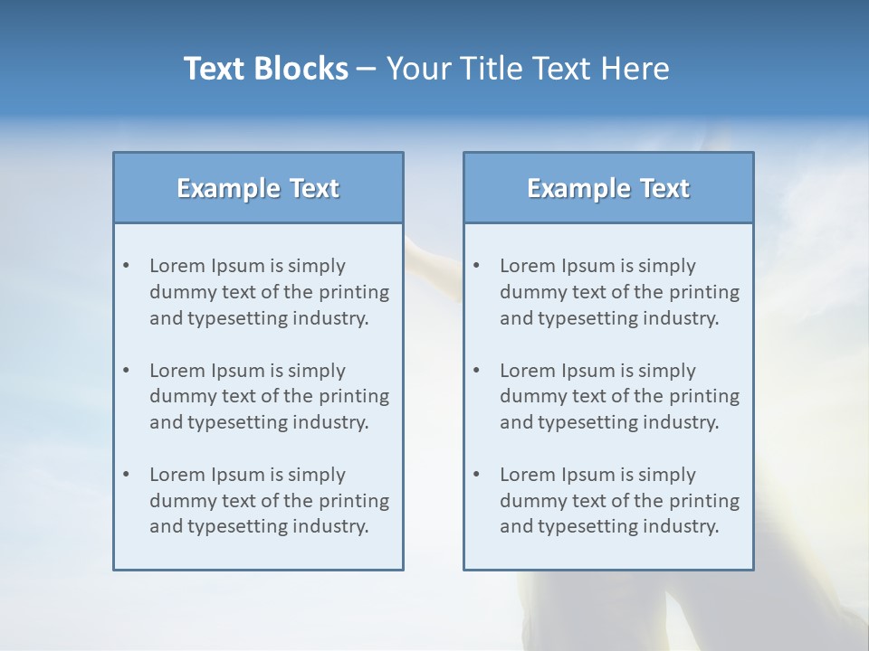 Young Freedom Life PowerPoint Template