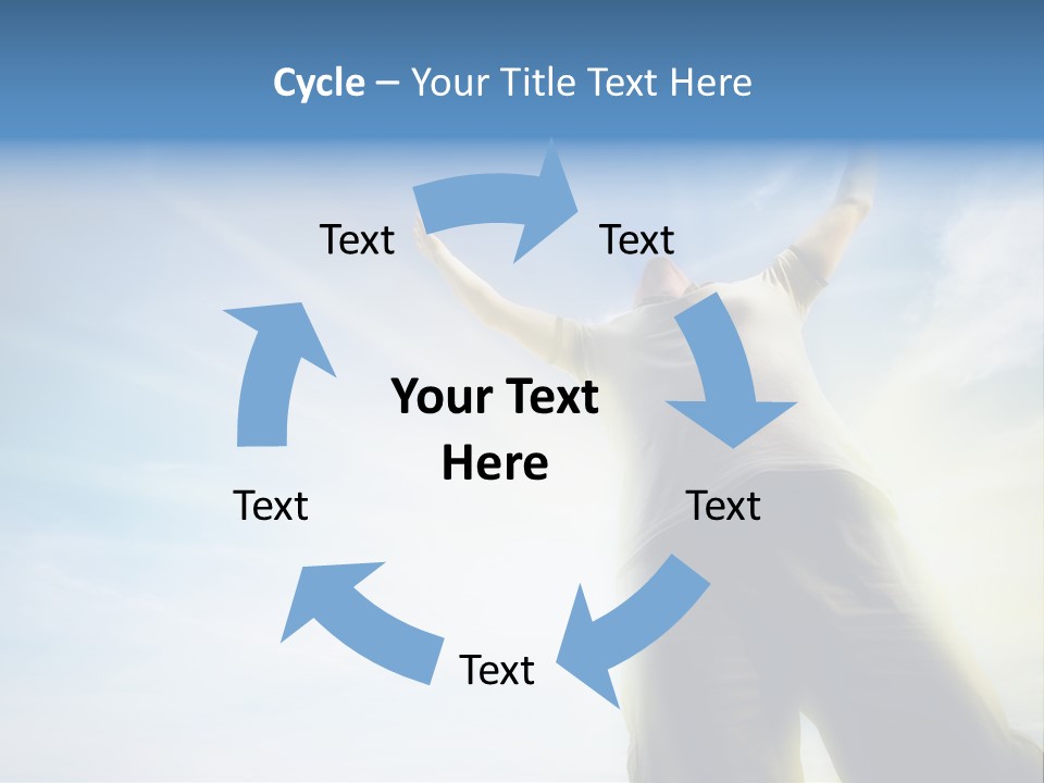 Young Freedom Life PowerPoint Template