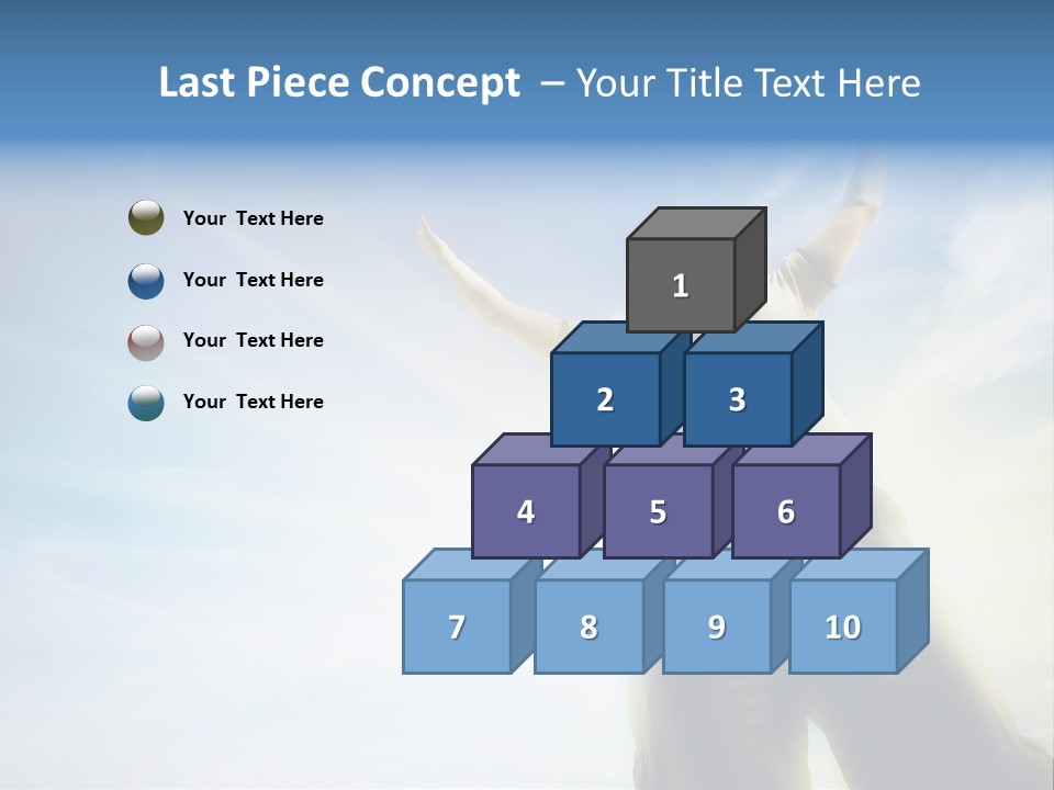 Young Freedom Life PowerPoint Template