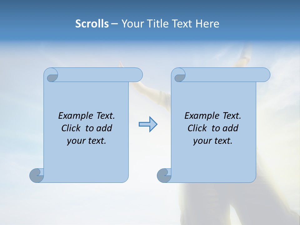 Young Freedom Life PowerPoint Template