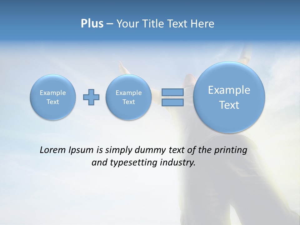 Young Freedom Life PowerPoint Template
