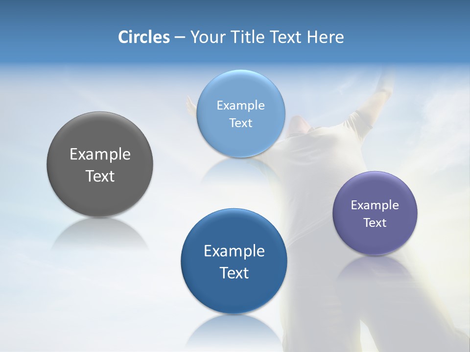 Young Freedom Life PowerPoint Template