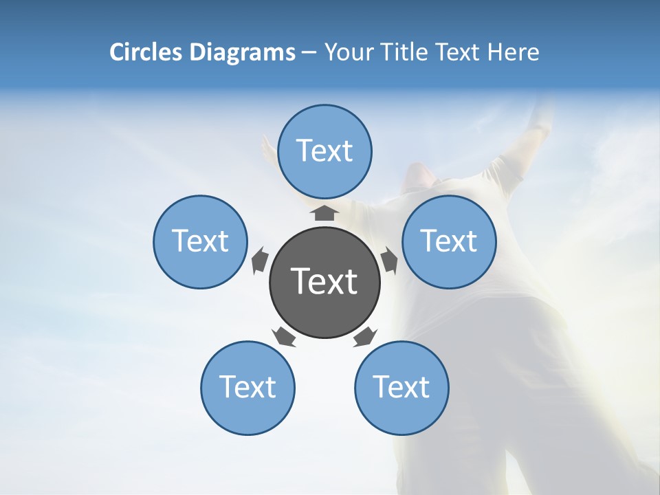 Young Freedom Life PowerPoint Template