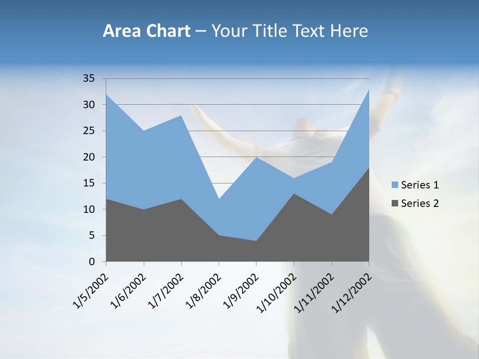 Young Freedom Life PowerPoint Template