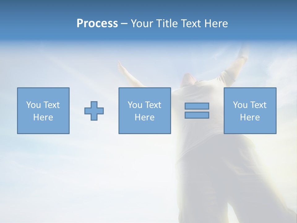 Young Freedom Life PowerPoint Template