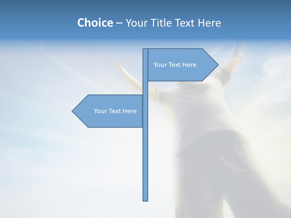 Young Freedom Life PowerPoint Template