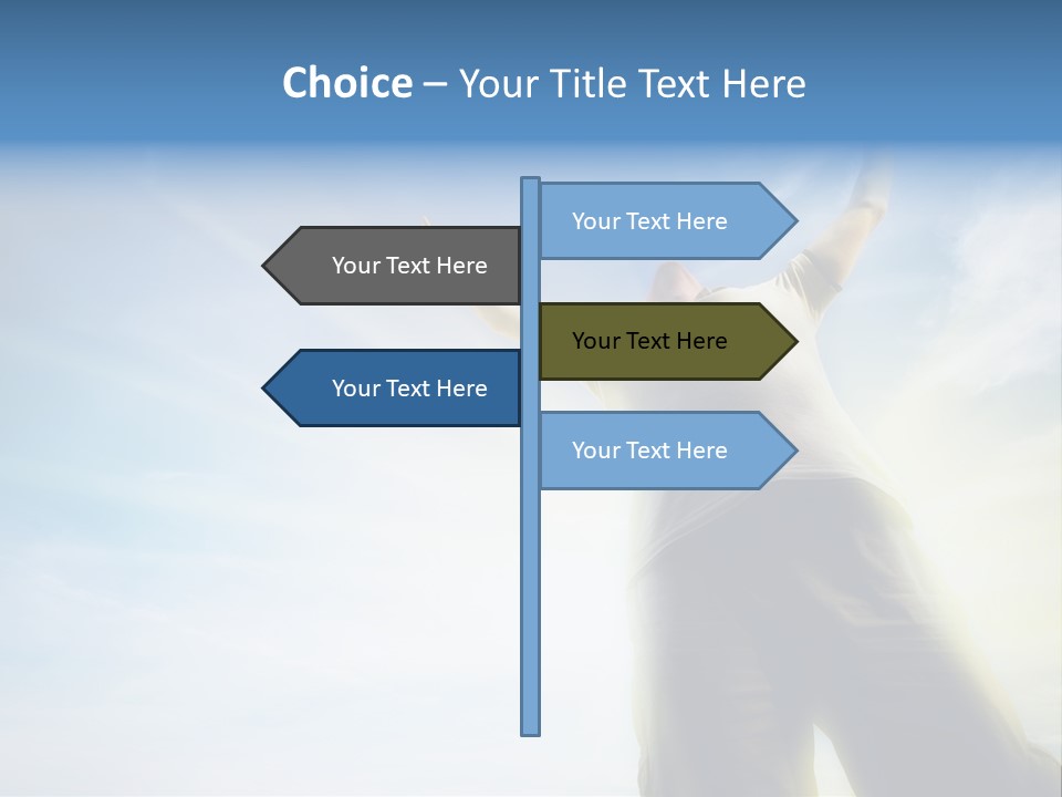 Young Freedom Life PowerPoint Template