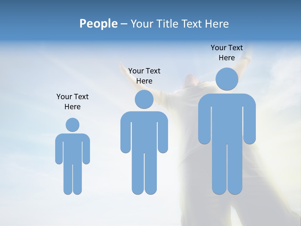 Young Freedom Life PowerPoint Template