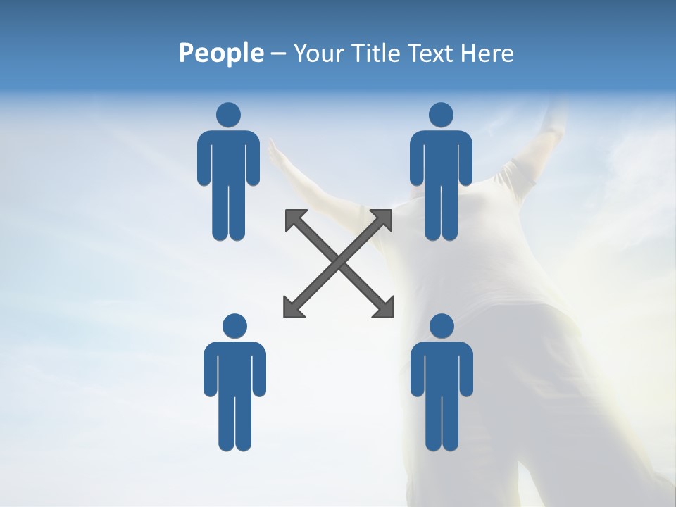 Young Freedom Life PowerPoint Template