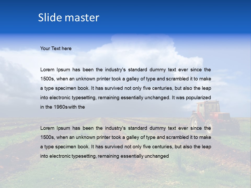 Culture Hot Plow PowerPoint Template