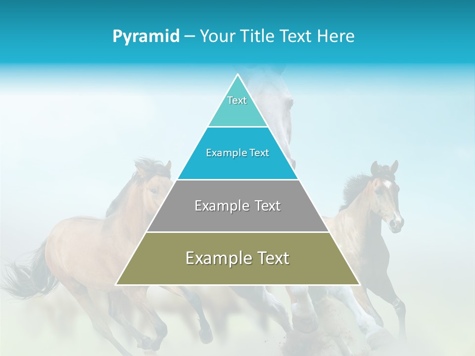 Sky Free Mustang PowerPoint Template