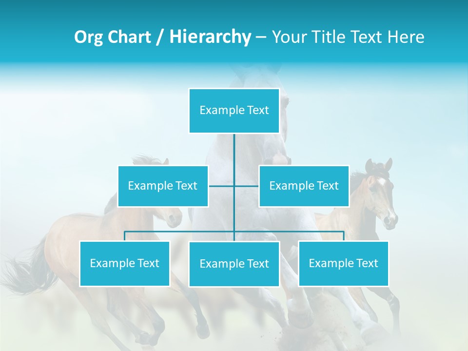 Sky Free Mustang PowerPoint Template