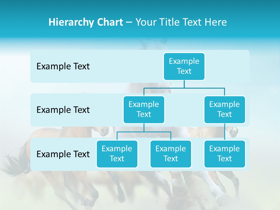 Sky Free Mustang PowerPoint Template