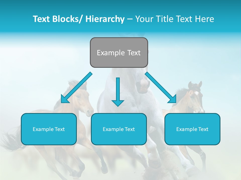 Sky Free Mustang PowerPoint Template