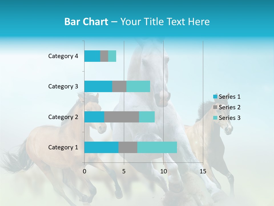 Sky Free Mustang PowerPoint Template