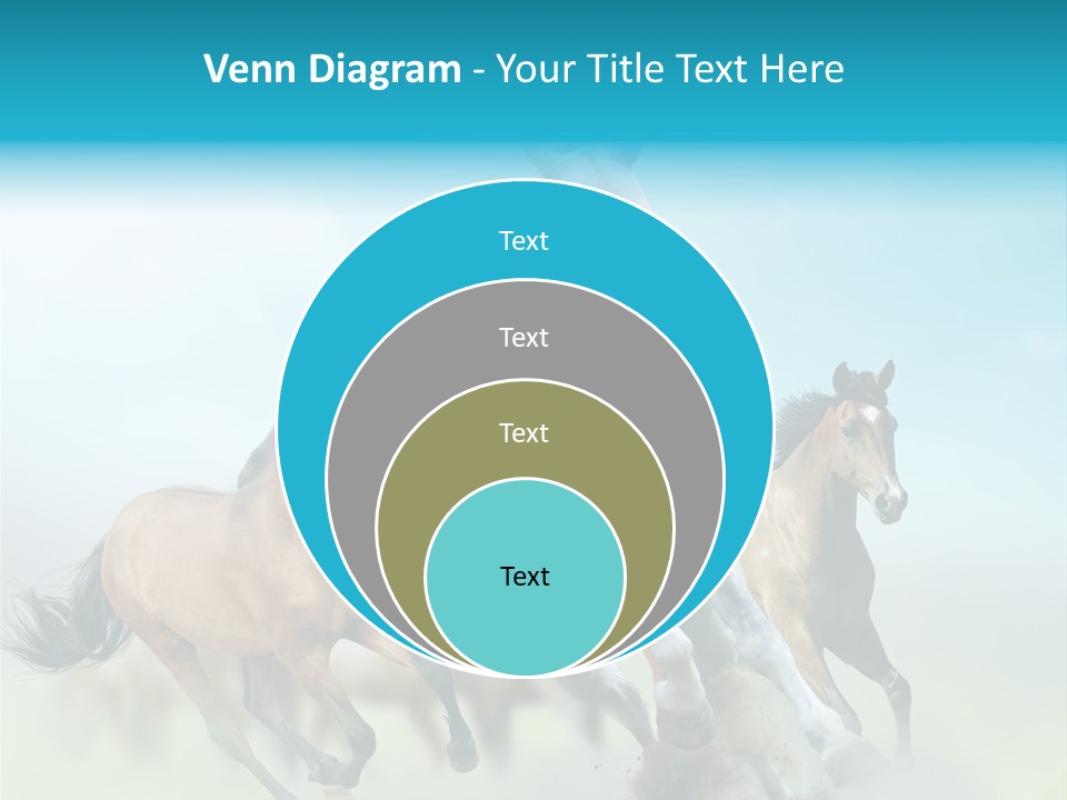 Sky Free Mustang PowerPoint Template