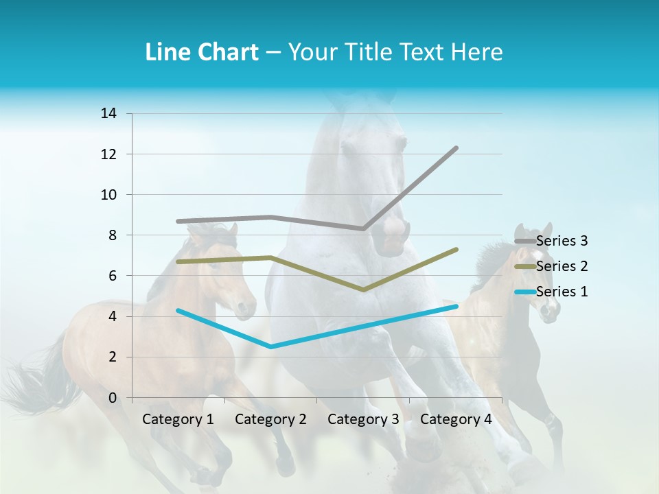 Sky Free Mustang PowerPoint Template