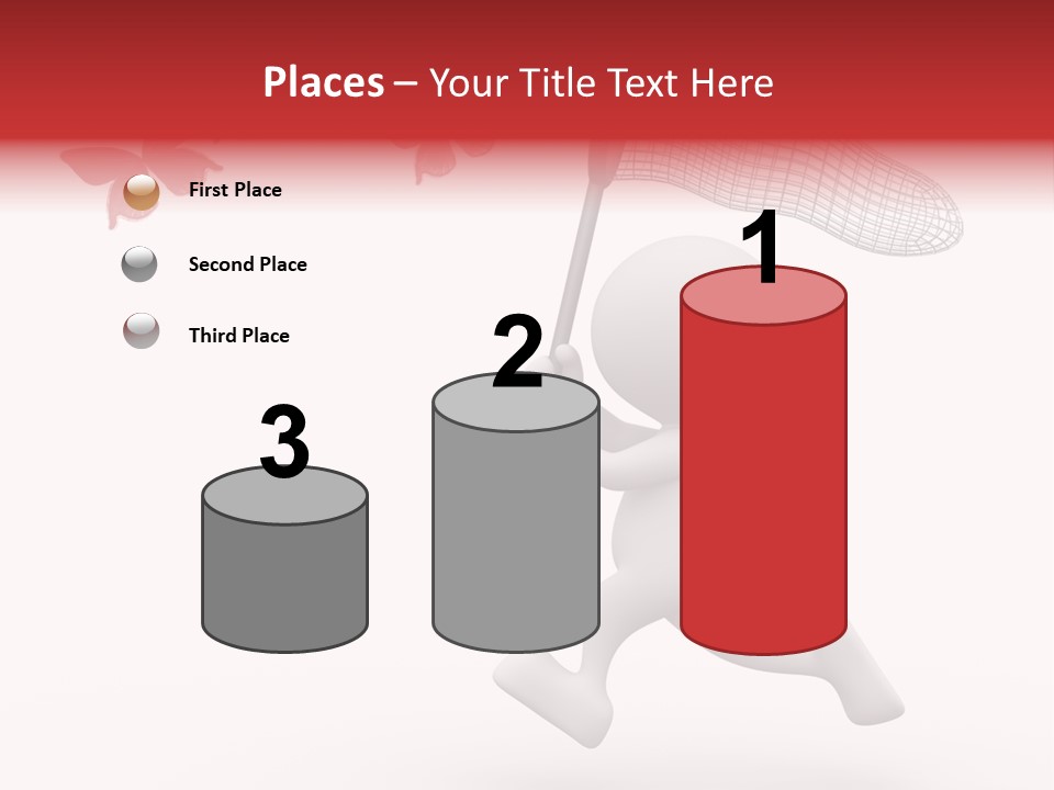 Rare Humorous Flying PowerPoint Template